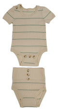 Stripe Knit Set - Sage