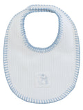 Bunny Rib Bib - Blue