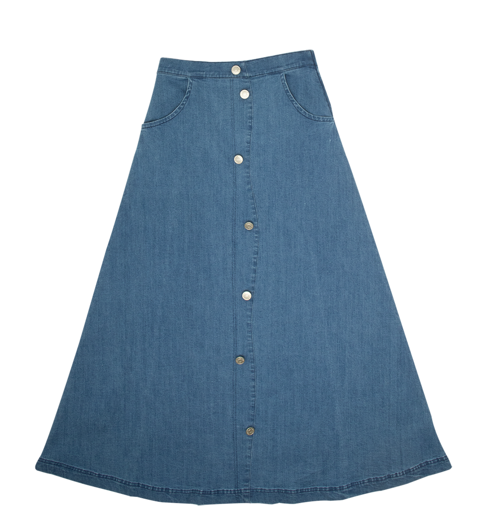 Aubrey Maxi Skirt - Blue