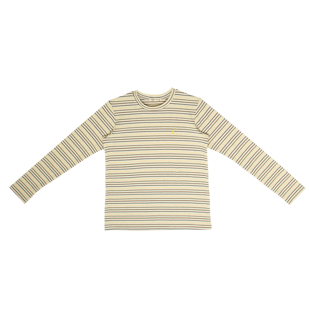 Leora Stripe Tee - Navy
