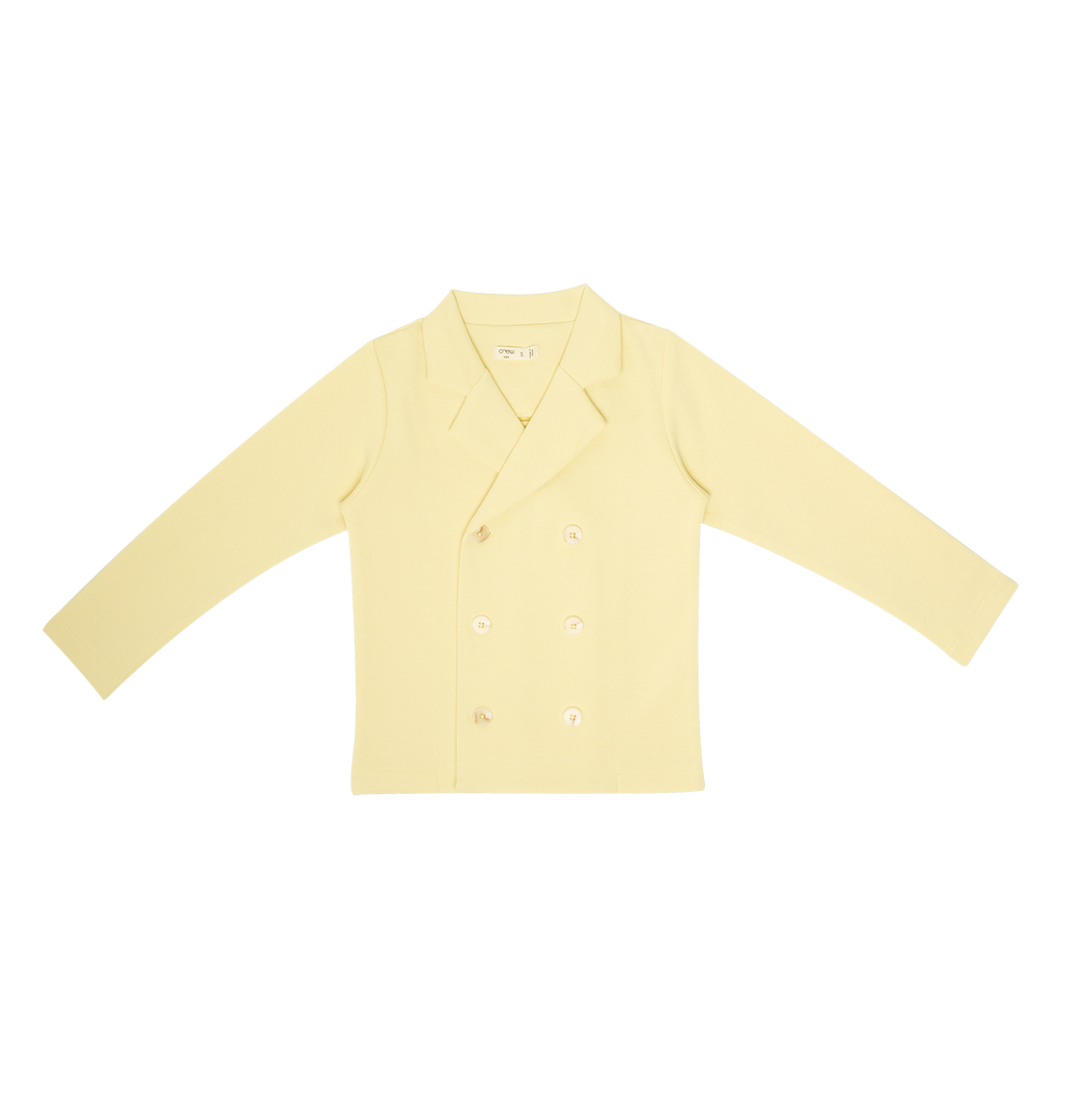 London Cotton Blazer - Butter