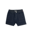 Pull-On Washed Jean Shorts - Navy