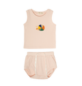 Lynn Bib Tank Set - Pink