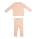 Mila Long Rib Set - Blush