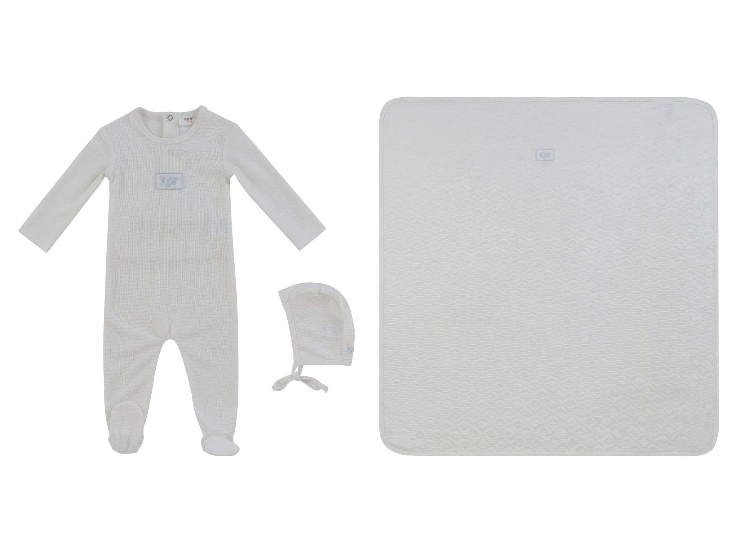KB Patch Footie 3PC Set - Blue