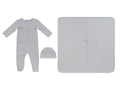 Flutter Bow Footie 3PC Set - Natural