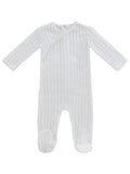 Cable Wrap Footie - White