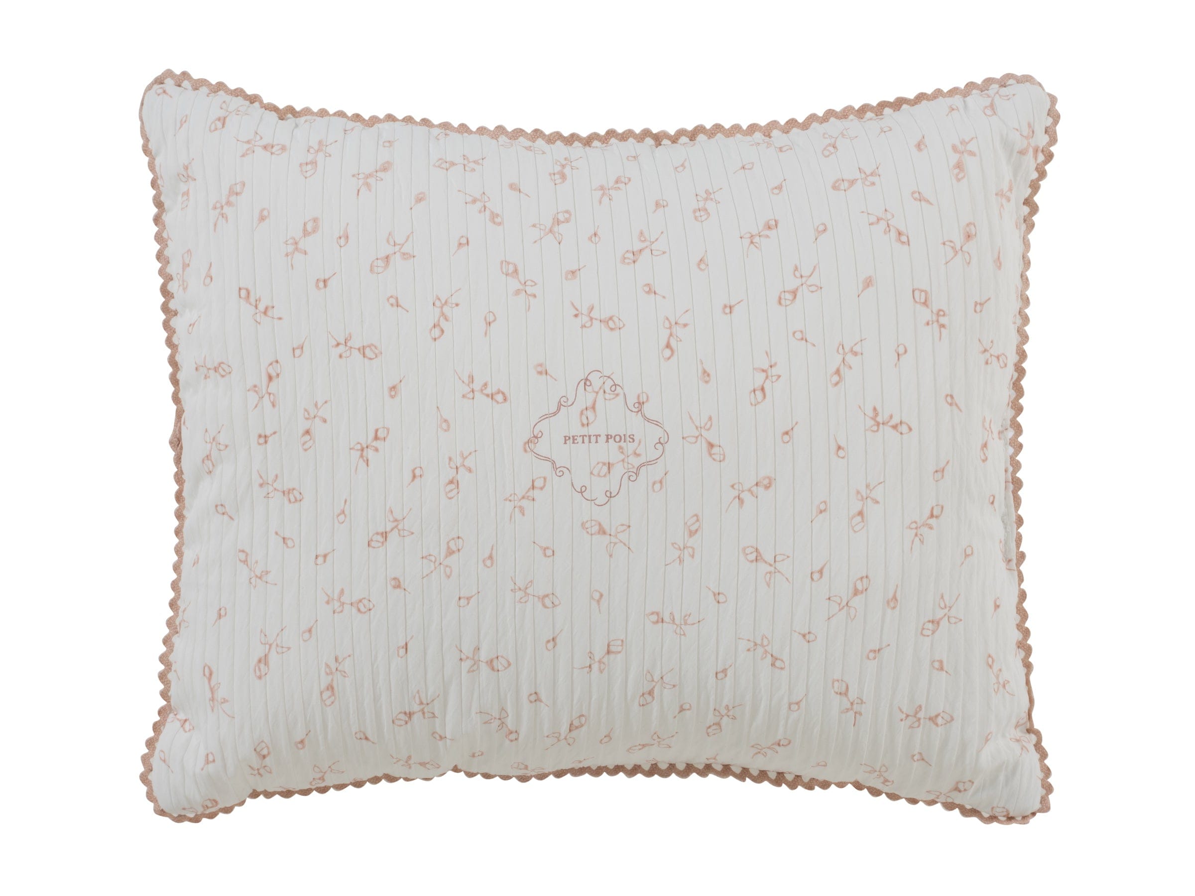 Petit Pois Throw Pillow - Pink