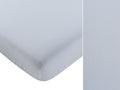 Carrera Pinstripe Fitted Porta Crib Sheet - Blue