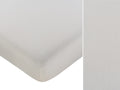 Carrera Pinstripe Fitted Porta Crib Sheet - Stone