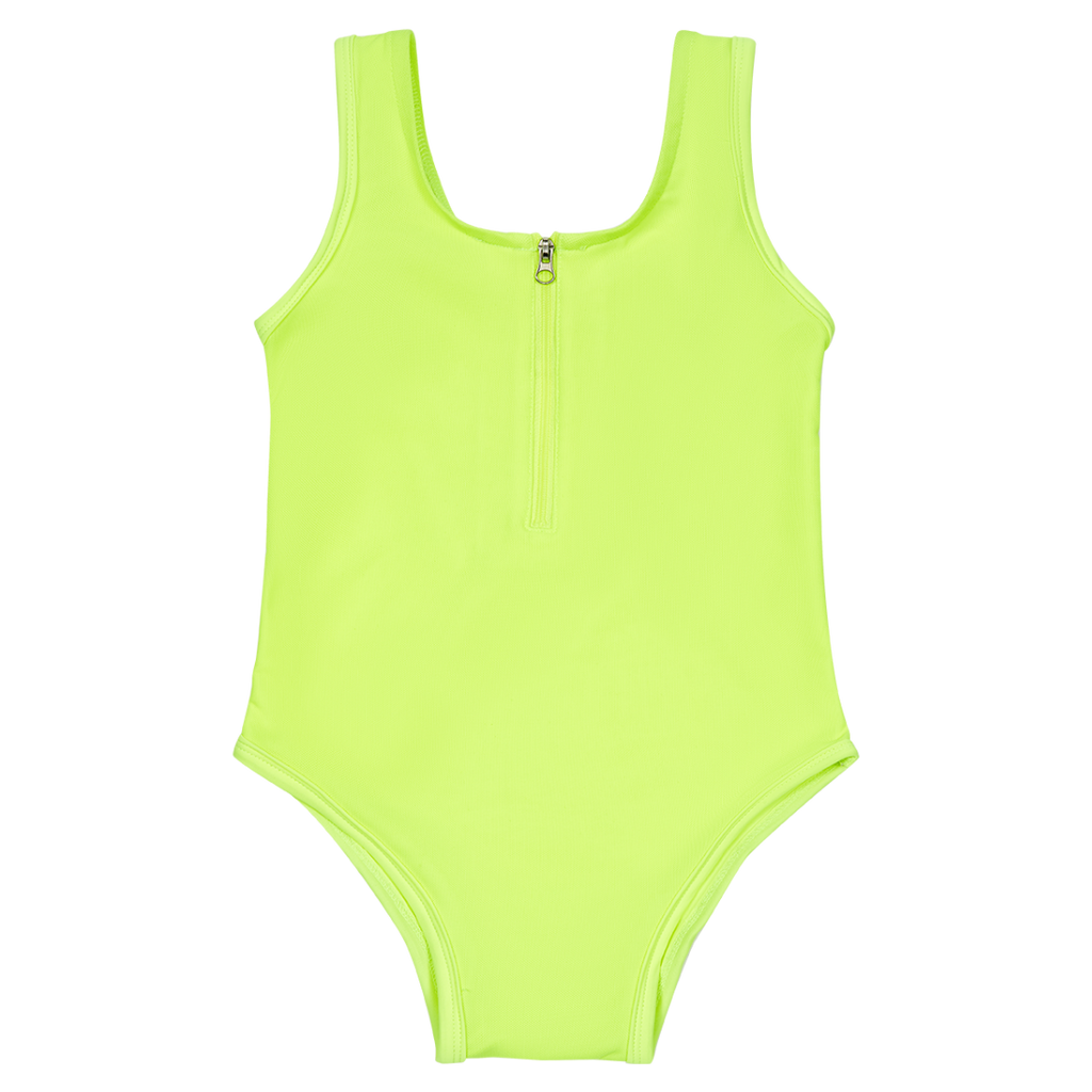 Mesh Neon Swimsuit - Yellow