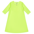 Mesh Neon Swim Dress - Yellow