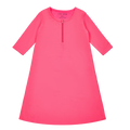 Mesh Neon Swim Dress - Pink