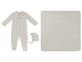 Magical Meadow Collar Footie 3PC Set - White Pink