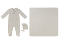 Magical Meadow Collar Footie 3PC Set - White Stone