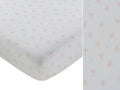 Up & Away Fitted Porta Crib Sheet - Pink