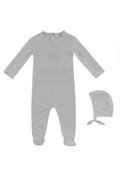 KB Patch Footie + Hat - Pink