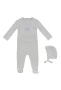 KB Patch Footie + Hat - Blue
