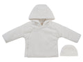 Petit Necessaire Jacket + Hat - White