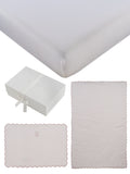 Teddy Au Pane 4PC Mini Crib Set - Pink
