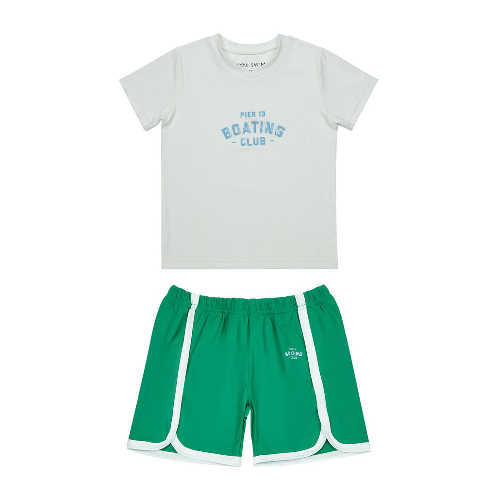 Pier 13 Boy Swim Set - Green