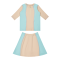 Colorblock Swim Set - Coral