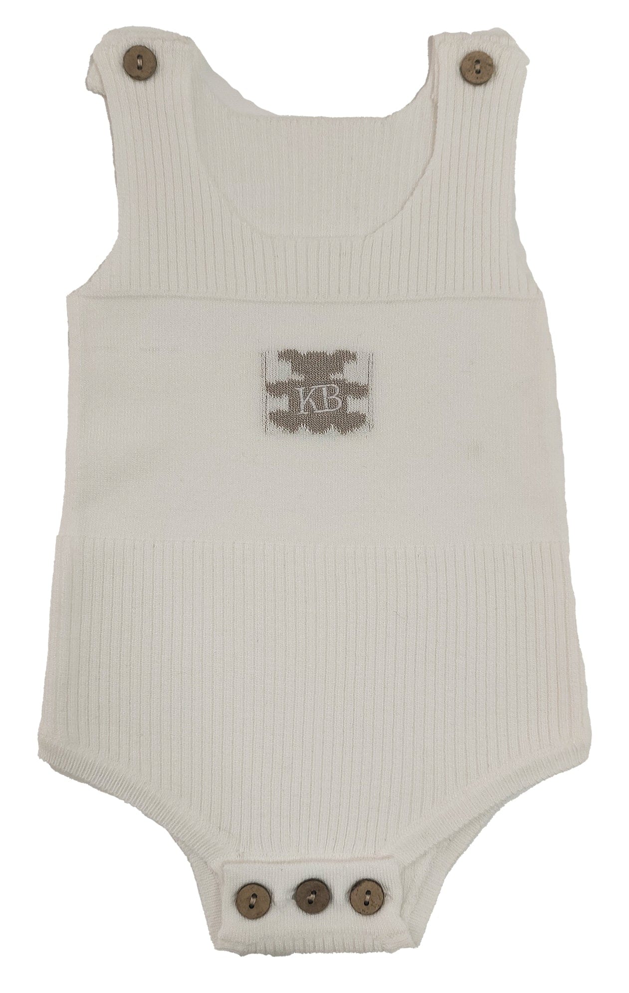 Teddy Knit Bubble - White