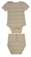 Stripe Knit Set - Blue