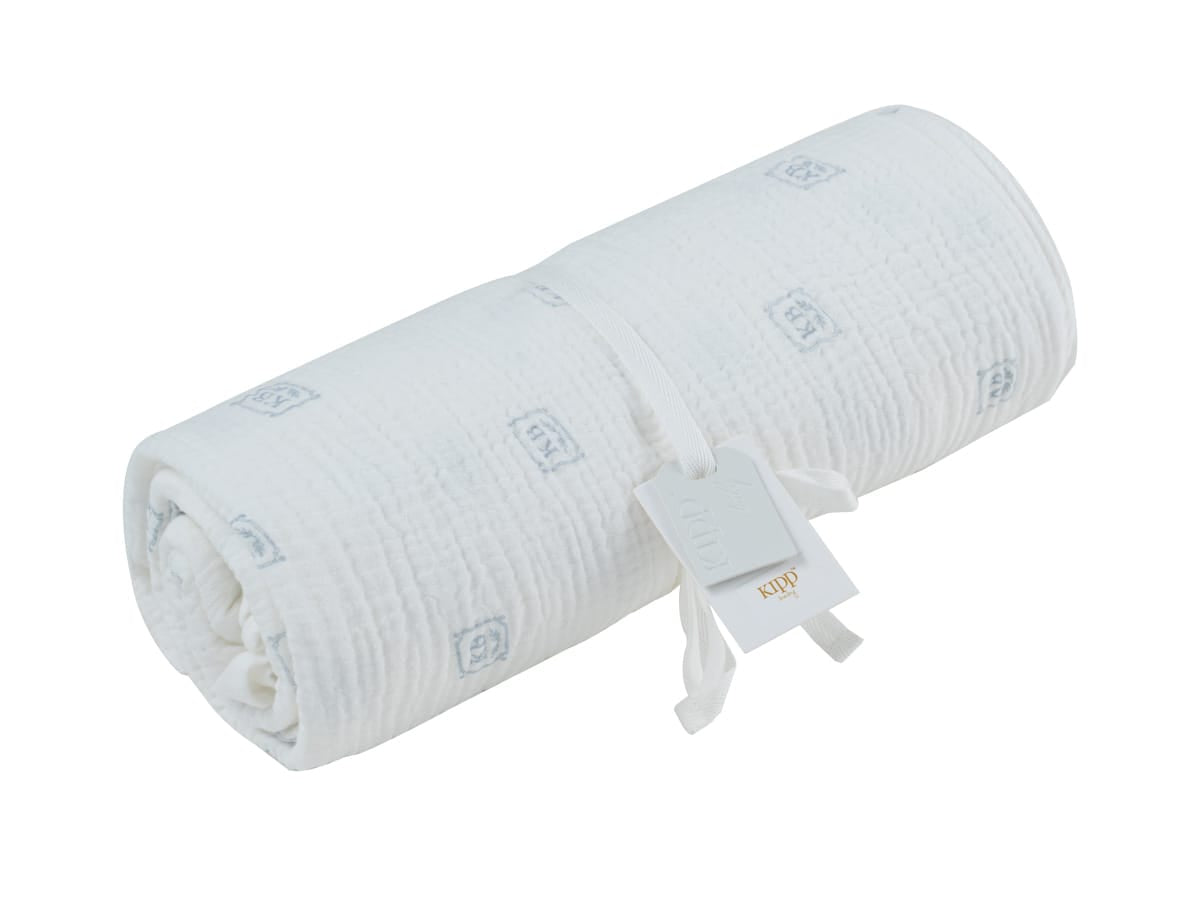 KB Logo Swaddle - Blue