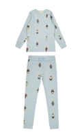 Teddy Crewneck Set - Light Blue