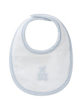 Petit Ours Bib - White Blue