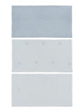 Petit Ours Burp Cloth Set of 3 - Blue