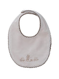 Woodland Toile Bib - Taupe
