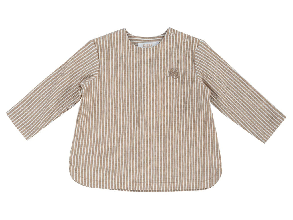 KB Stripe Shirt - Caramel