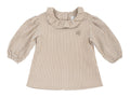 KB Stripe Blouse - Caramel