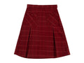 Leslie Wool Skirt - Cranberry