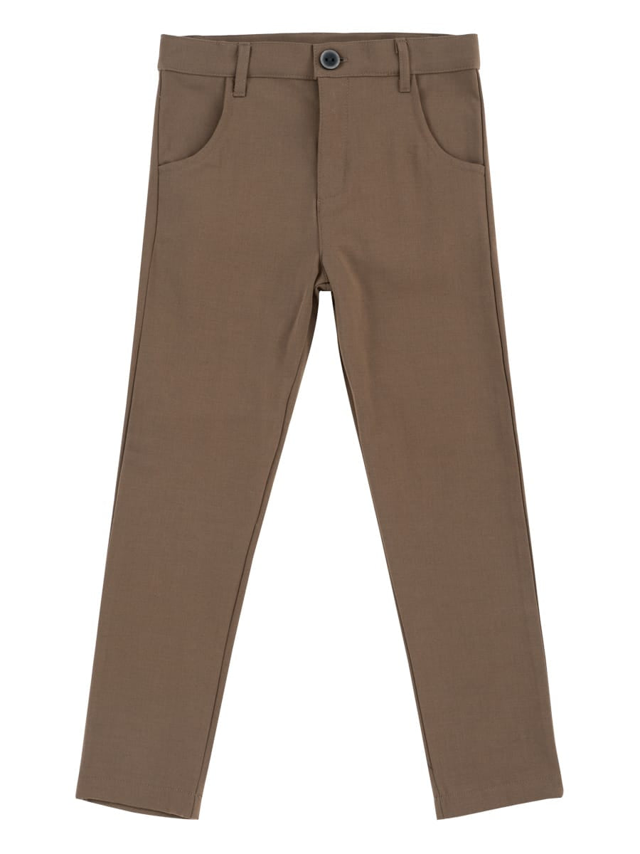 Roy Dress Slim Pants - Caramel