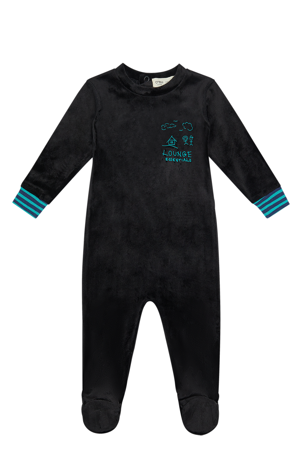 Essential Lounge Footie - Blue