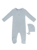 KB Logo Footie & Hat Set - Blue