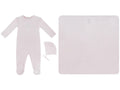 Petit Ours Footie, Hat and Blanket Set - Pink