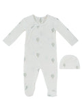 Ciel Enfant Wrap Footie & Hat Set - Blue
