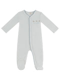 Petits Amis Terry Footie - Blue
