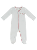 Petits Amis Terry Footie - Red