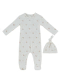 Petits Amis Footie & Hat Set - Pink