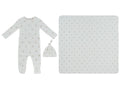 Petits Amis Footie, Hat & Blanket Set - Blue