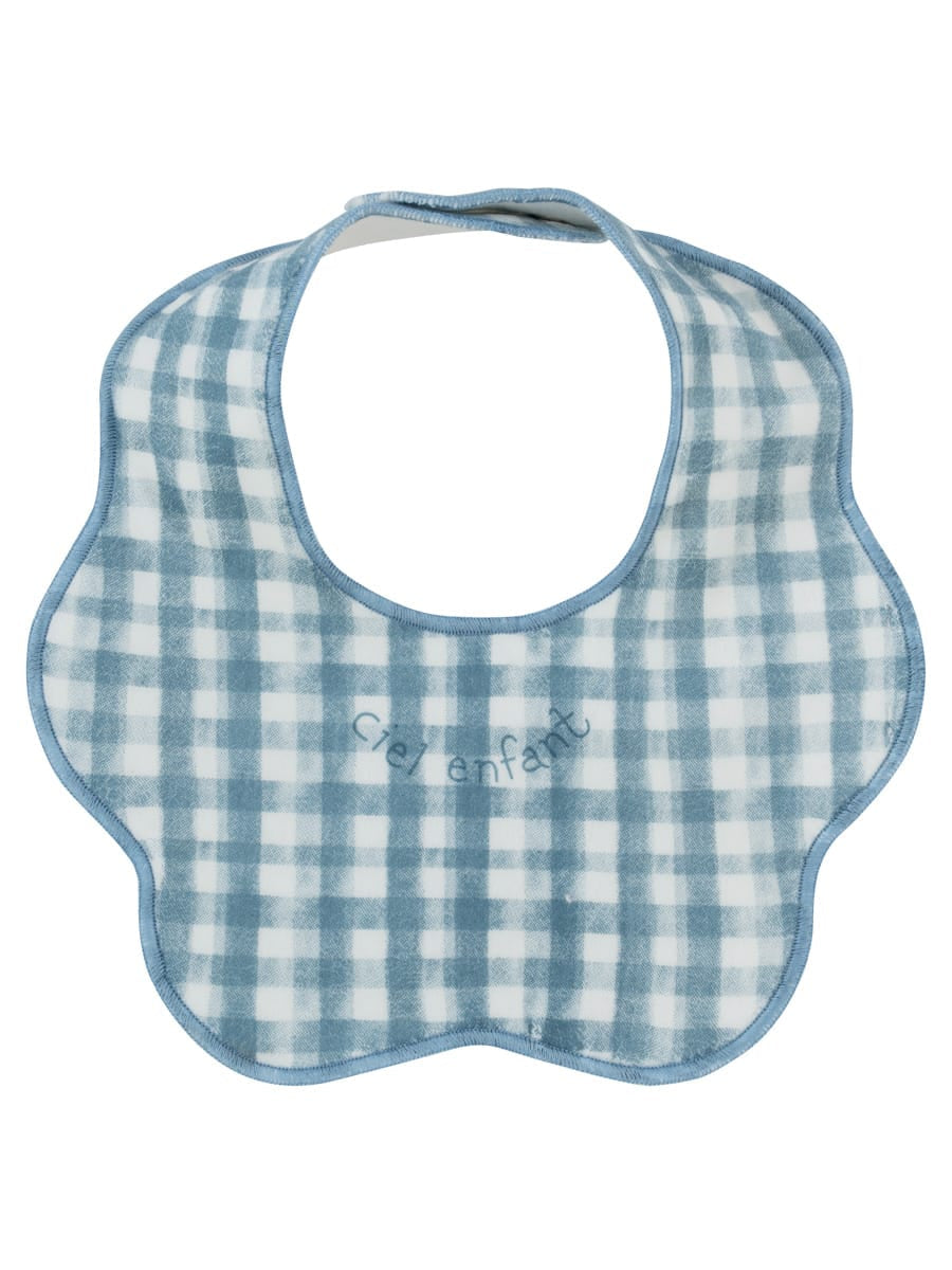 Ciel Enfant Gingham Bib - Blue