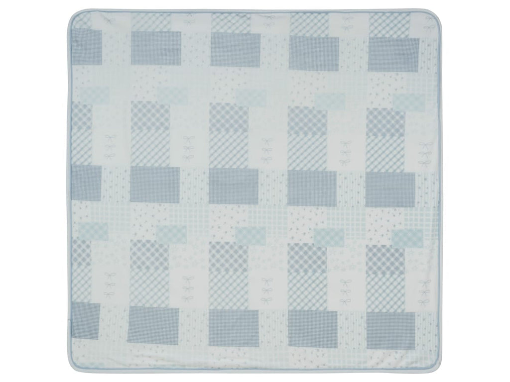 Patchwork Blanket - Blue