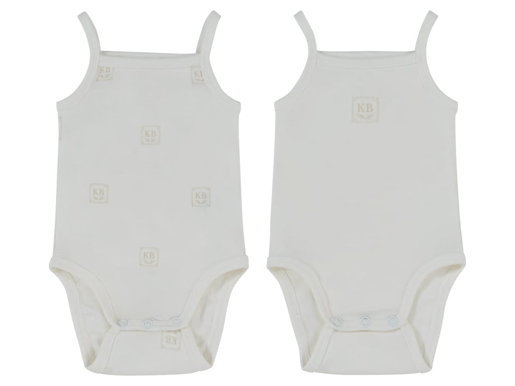 KB Logo Onesie Set of 2 - Stone