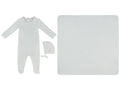 Fur Ever Yours Footie, Hat & Blanket Set - Blue