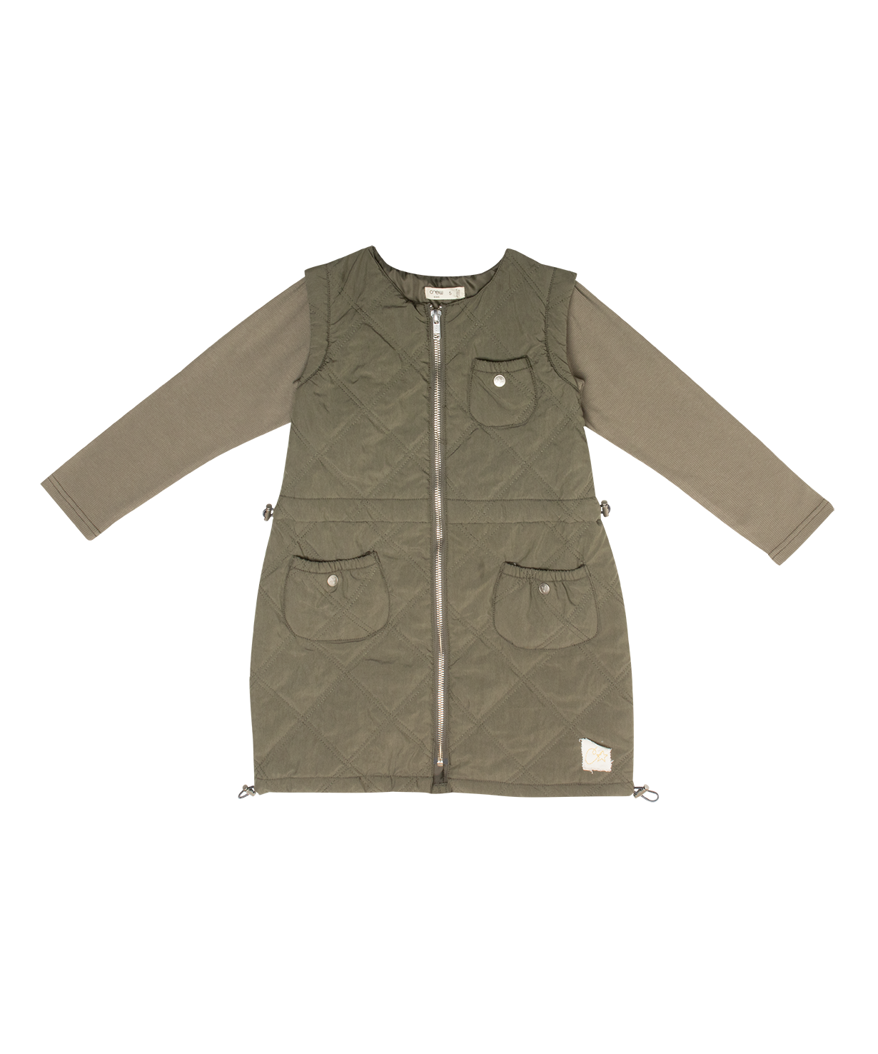Lyla Quilted Dress - Green